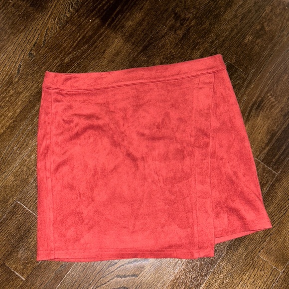 Suede mini skirt - Picture 1 of 4